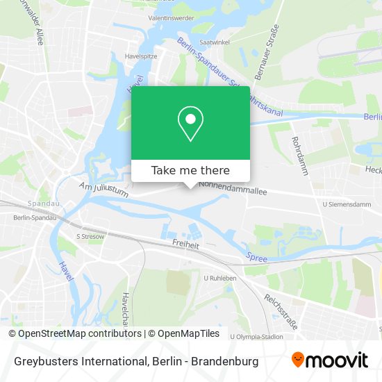 Greybusters International map