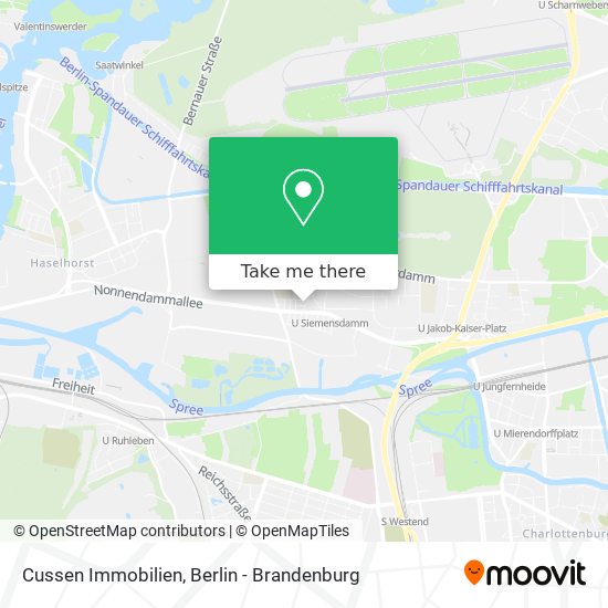 Cussen Immobilien map