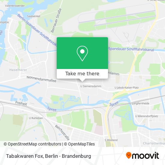 Tabakwaren Fox map