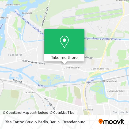 Blts Tattoo Studio Berlin map