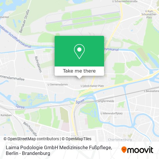 Карта Laima Podologie GmbH Medizinische Fußpflege