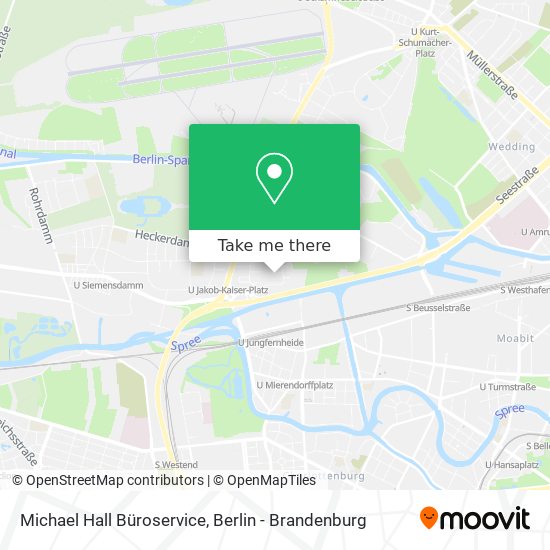 Michael Hall Büroservice map