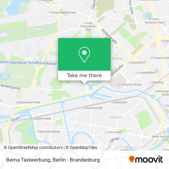 Bema Taxiwerbung map