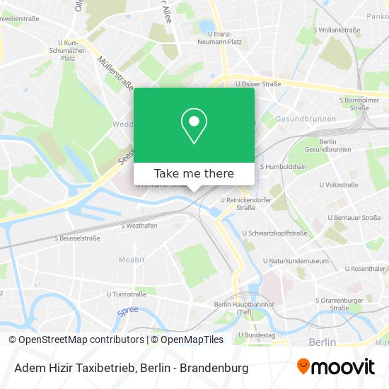 Карта Adem Hizir Taxibetrieb