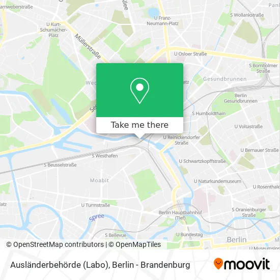 Карта Ausländerbehörde (Labo)