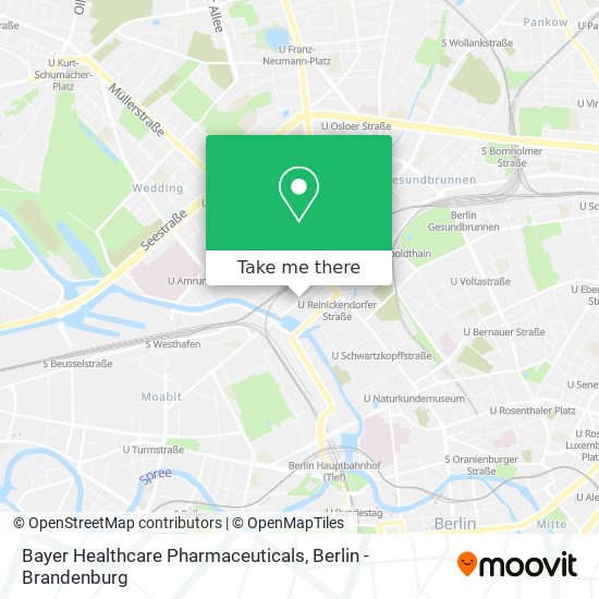 Bayer Healthcare Pharmaceuticals map