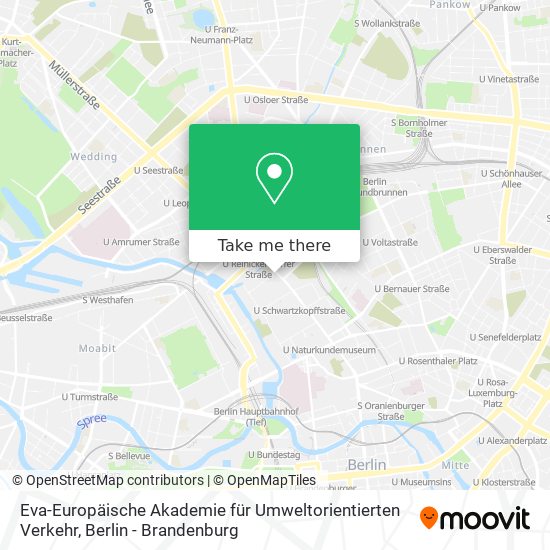 Карта Eva-Europäische Akademie für Umweltorientierten Verkehr