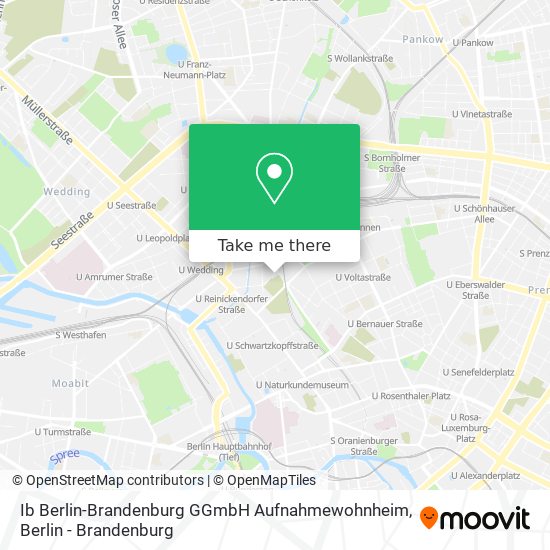 Ib Berlin-Brandenburg GGmbH Aufnahmewohnheim map