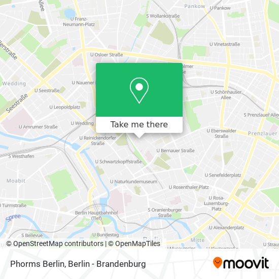 Phorms Berlin map