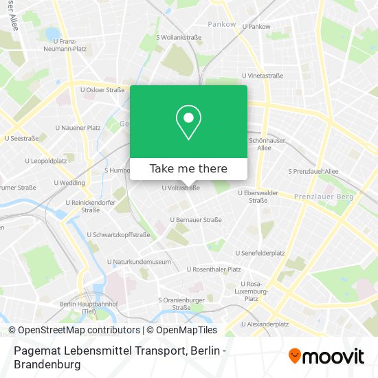 Pagemat Lebensmittel Transport map