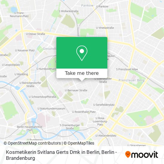 Kosmetikerin Svitlana Gerts Dmk in Berlin map