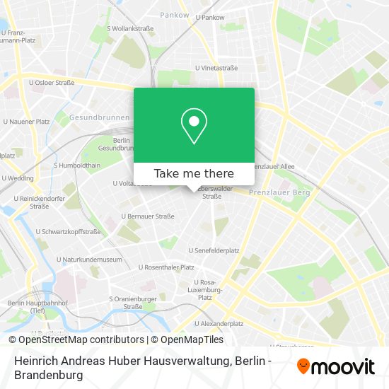 Heinrich Andreas Huber Hausverwaltung map
