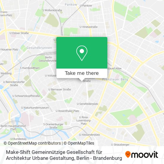 Make-Shift Gemeinnützige Gesellschaft für Architektur Urbane Gestaltung map