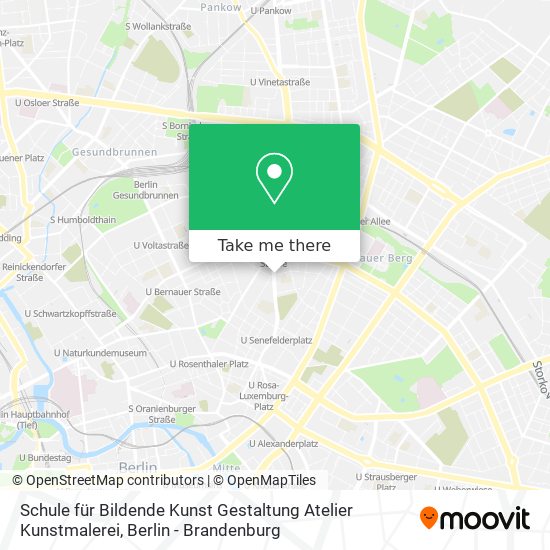 Карта Schule für Bildende Kunst Gestaltung Atelier Kunstmalerei