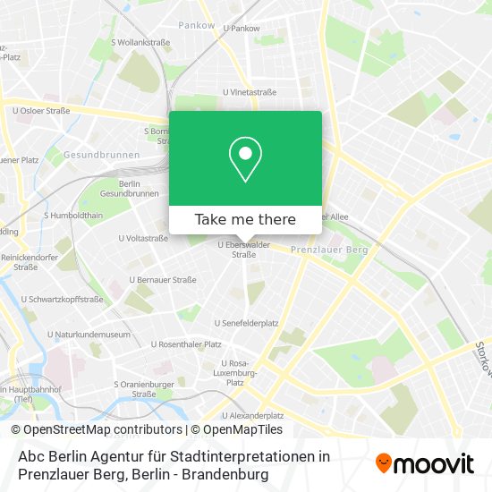 Abc Berlin Agentur für Stadtinterpretationen in Prenzlauer Berg map