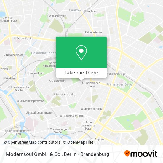 Modernsoul GmbH & Co. map
