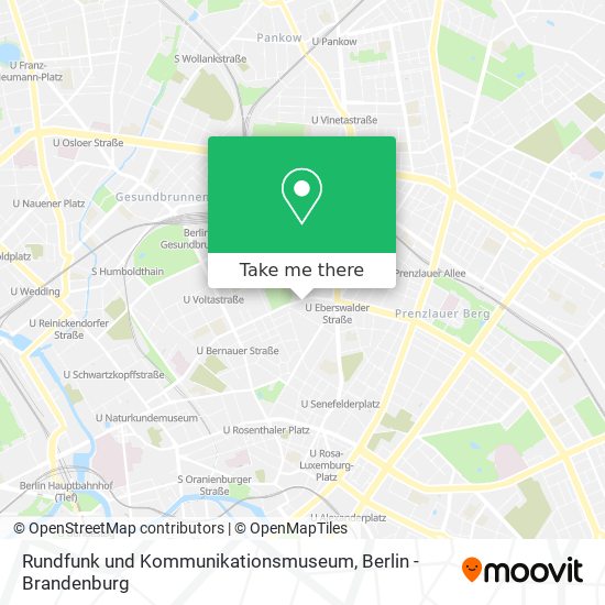 Rundfunk und Kommunikationsmuseum map