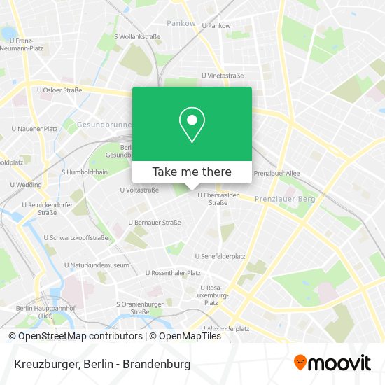 Kreuzburger map