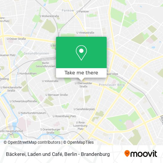Bäckerei, Laden und Café map