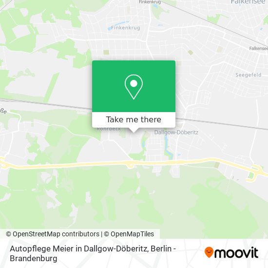 Карта Autopflege Meier in Dallgow-Döberitz
