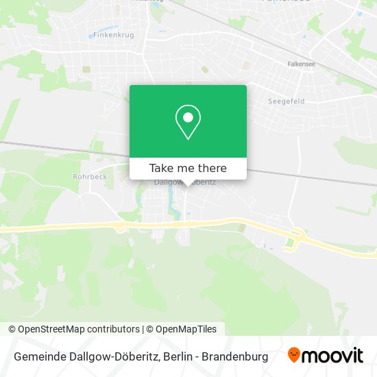 Карта Gemeinde Dallgow-Döberitz