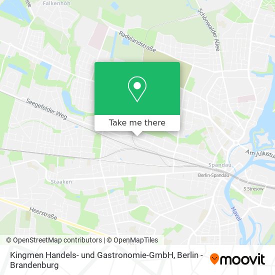 Kingmen Handels- und Gastronomie-GmbH map