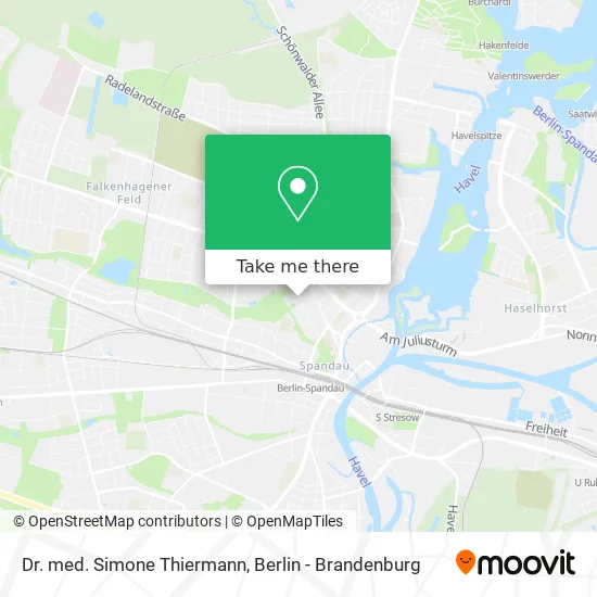 Карта Dr. med. Simone Thiermann