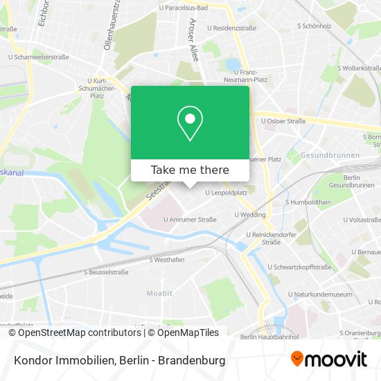 Kondor Immobilien map