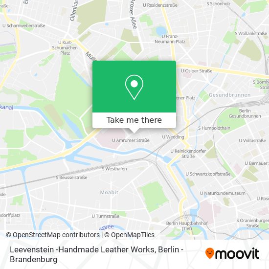 Leevenstein -Handmade Leather Works map
