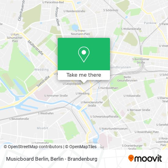 Musicboard Berlin map