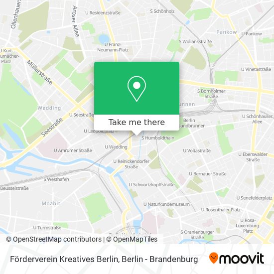 Förderverein Kreatives Berlin map