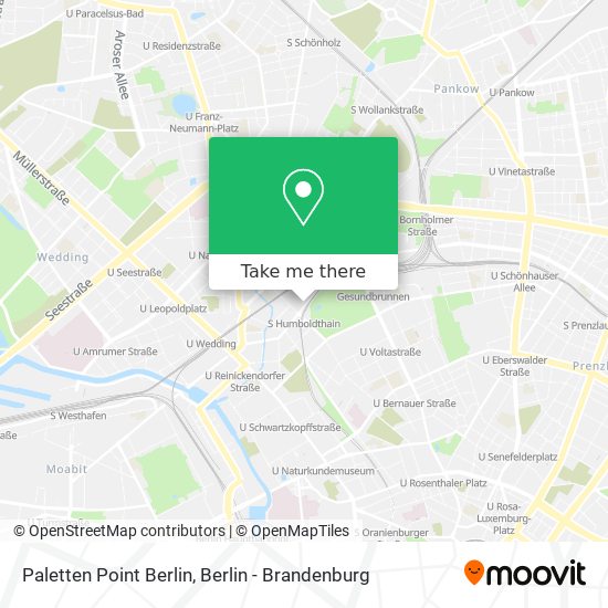 Paletten Point Berlin map