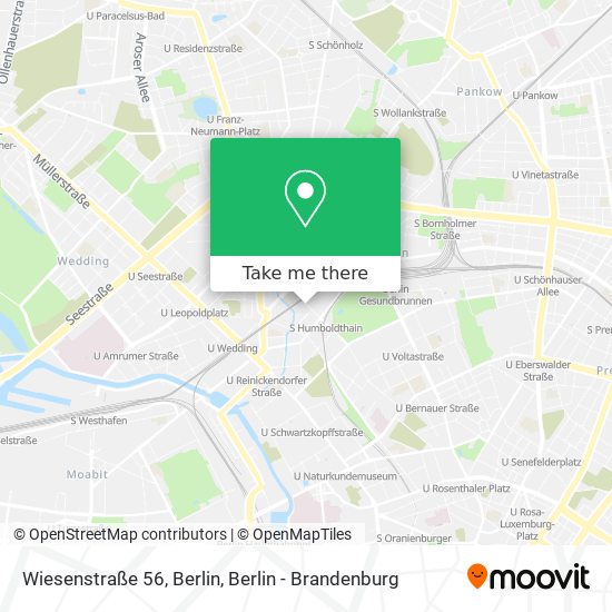Wiesenstraße 56, Berlin map