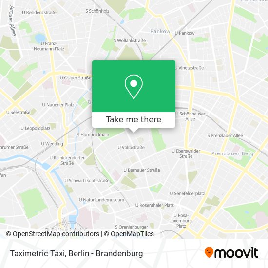 Taximetric Taxi map