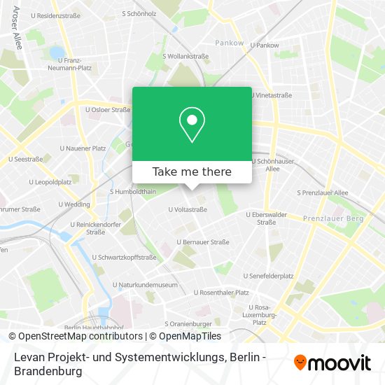 Levan Projekt- und Systementwicklungs map