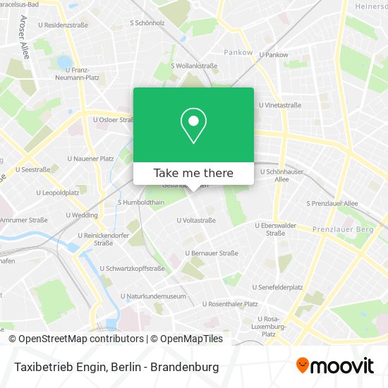 Taxibetrieb Engin map