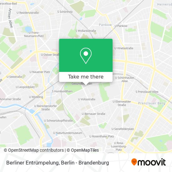Карта Berliner Entrümpelung