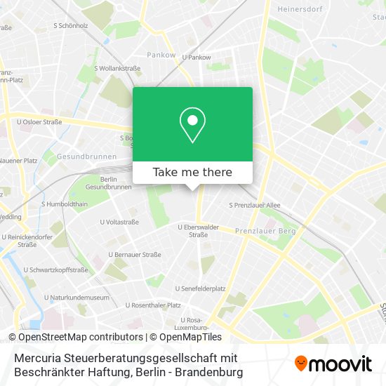 Mercuria Steuerberatungsgesellschaft mit Beschränkter Haftung map