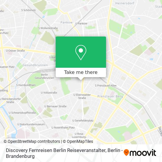 Карта Discovery Fernreisen Berlin Reiseveranstalter
