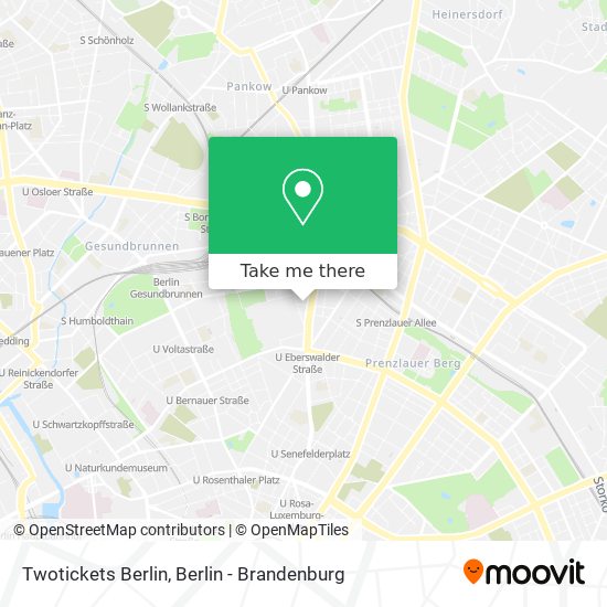 Twotickets Berlin map