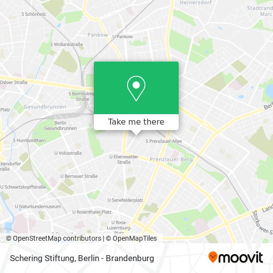 Schering Stiftung map