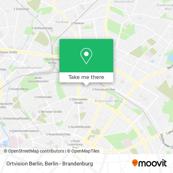 Ortvision Berlin map