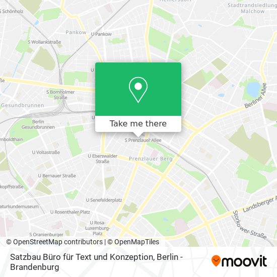 Satzbau Büro für Text und Konzeption map