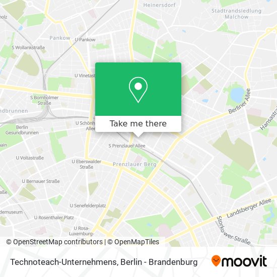 Technoteach-Unternehmens map