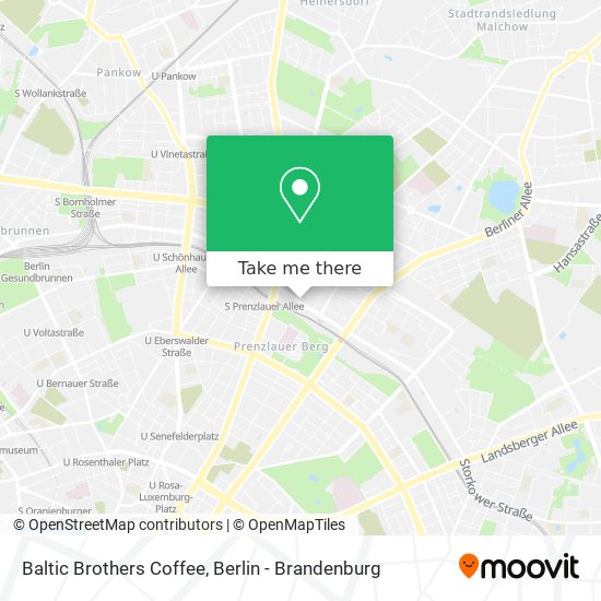 Baltic Brothers Coffee map