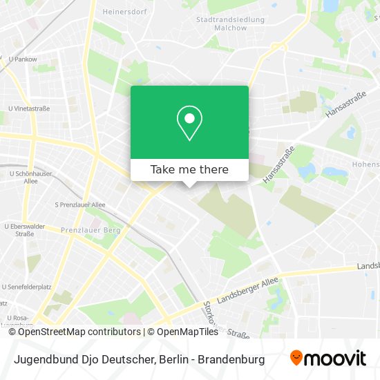 Jugendbund Djo Deutscher map