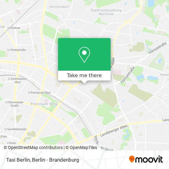 Карта Taxi Berlin