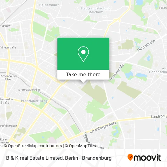 Карта B & K real Estate Limited