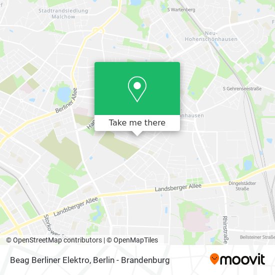 Карта Beag Berliner Elektro