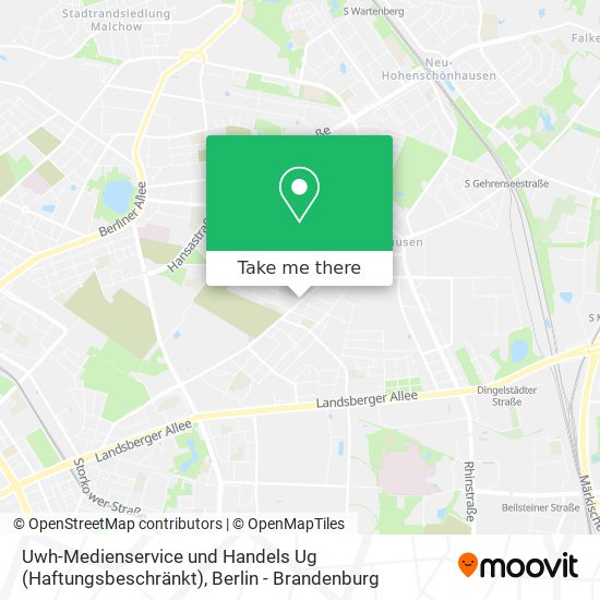 Uwh-Medienservice und Handels Ug (Haftungsbeschränkt) map